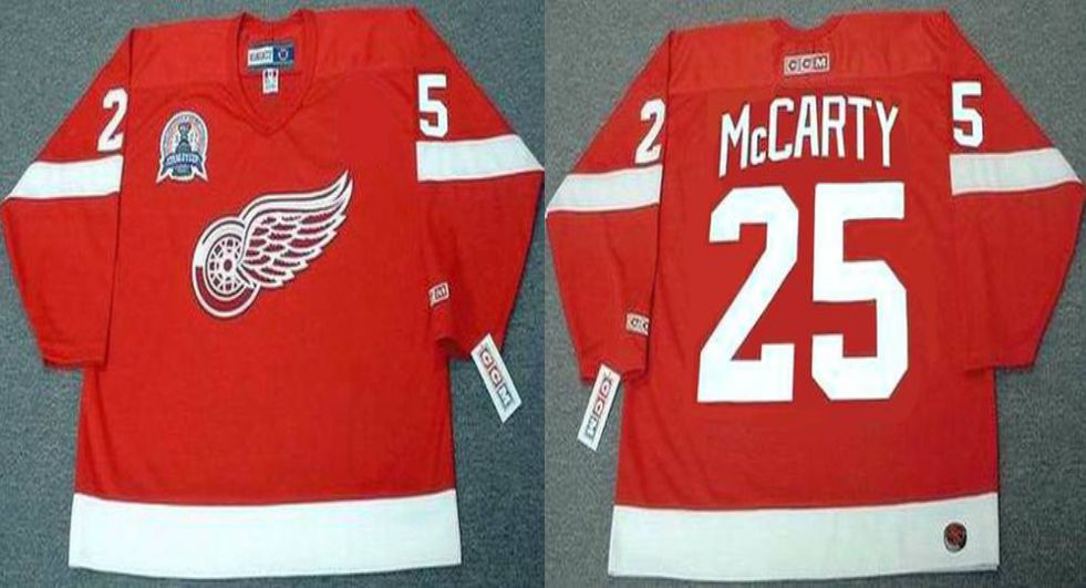 2019 Men Detroit Red Wings 25 Mccarty Red CCM NHL jerseys1